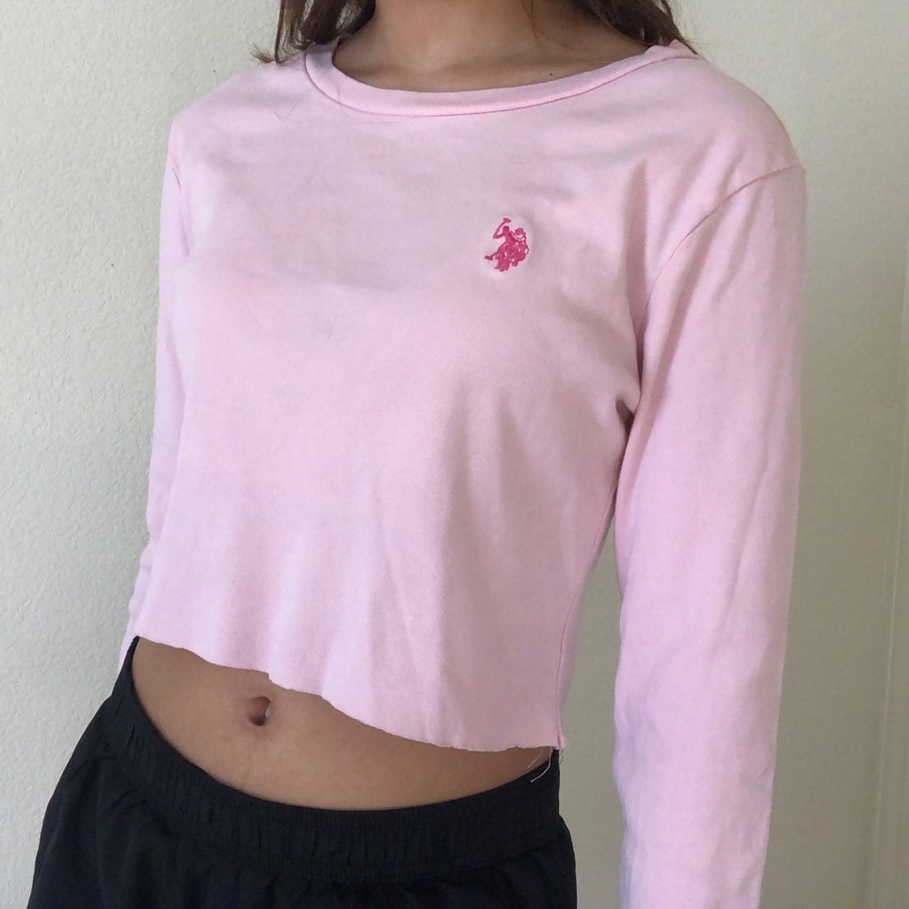 U.S Polo Assn. pink long sleeve S